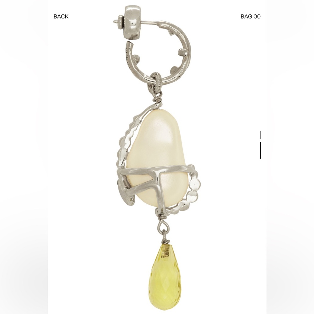 Givenchy Pearl and Jewel Drop Earrings - Picture 4 of 4